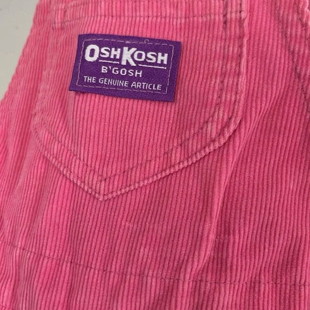 Carter Pink Corduroy Overalls 18MTH Snap Crotch Toddler  ***EUC Condition: SEE P